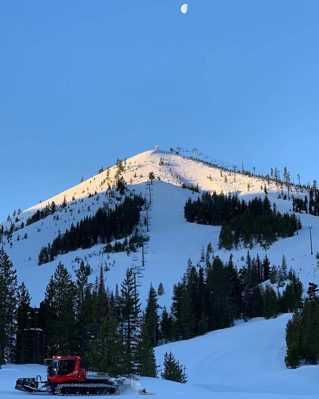 Hoodoo Ski Area in USA - a snow covered mountain.
