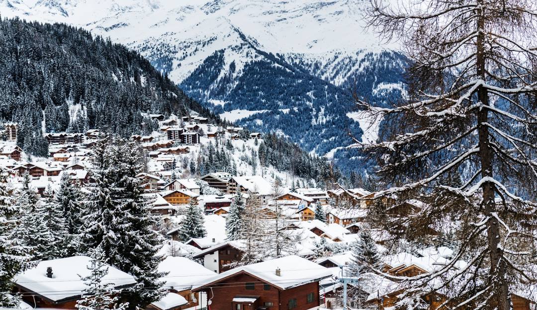 4 Vallees | Verbier in Switzerland - a snow covered village in the mountains.