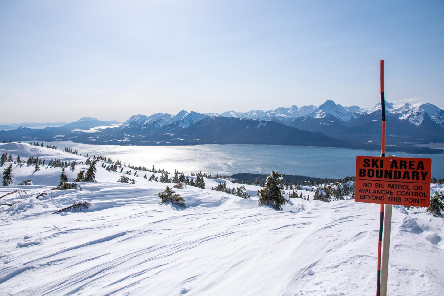 Eaglecrest in USA - snow on the ground.