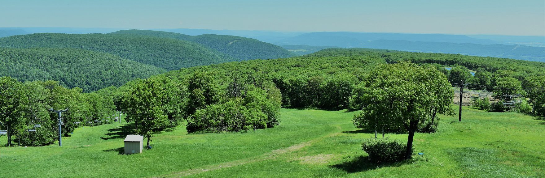 Blue Knob in USA - the view from the top of the mountain.