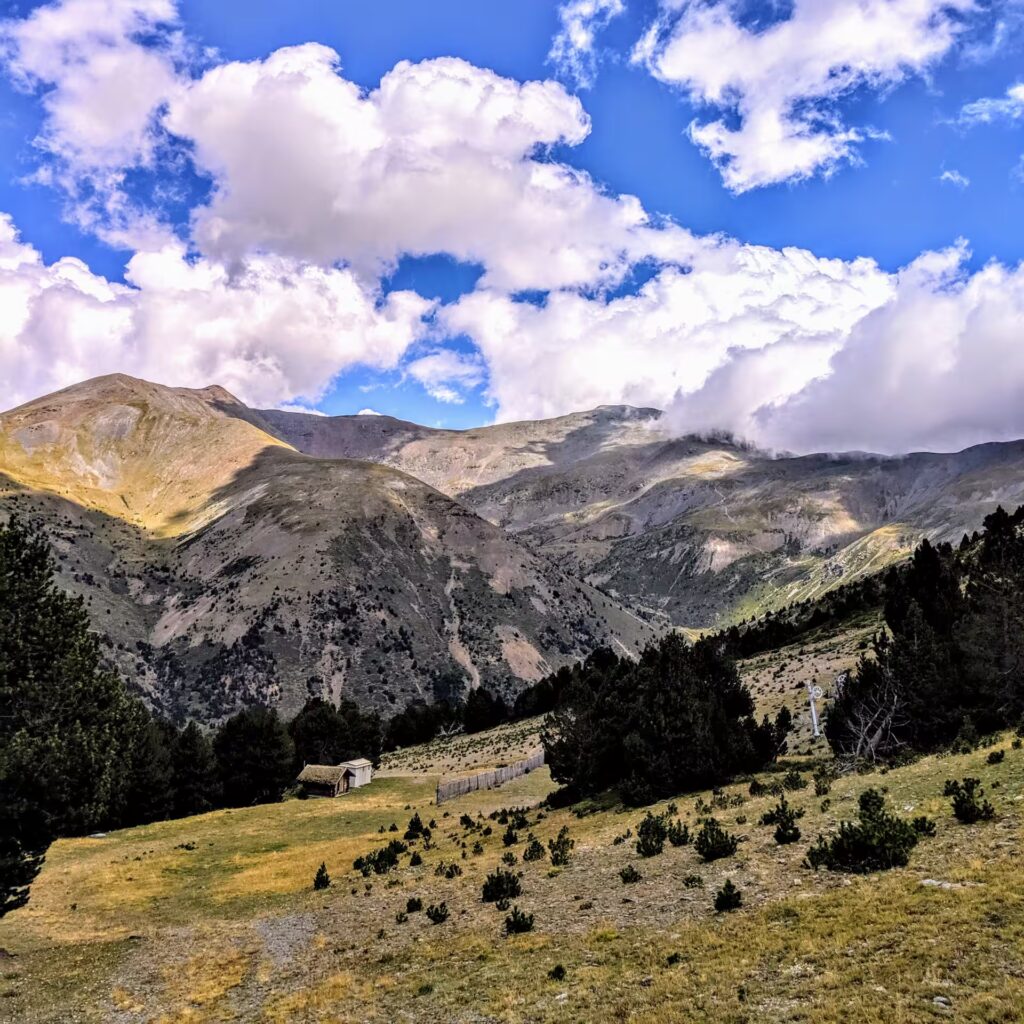 Puigmal in France - the view from the top of a mountain in colorado.