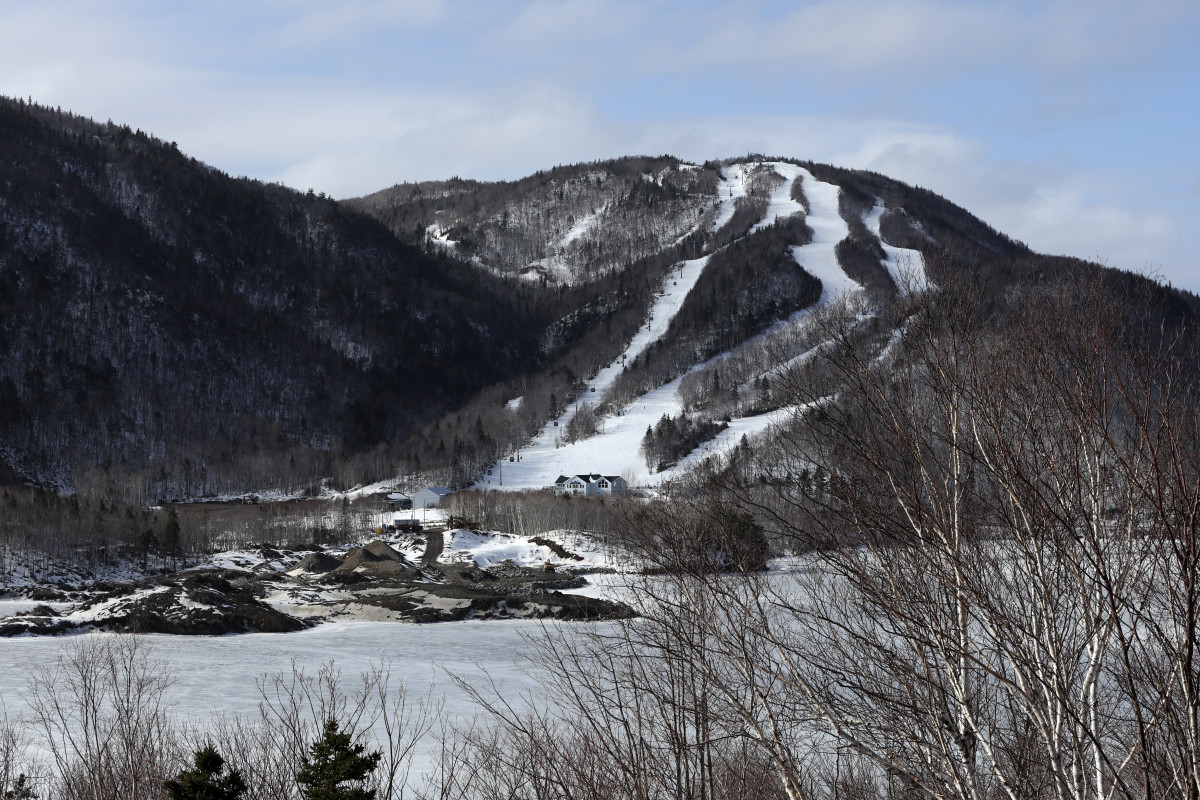 Smokey Mountain in Canada - a mountain covered in snow.