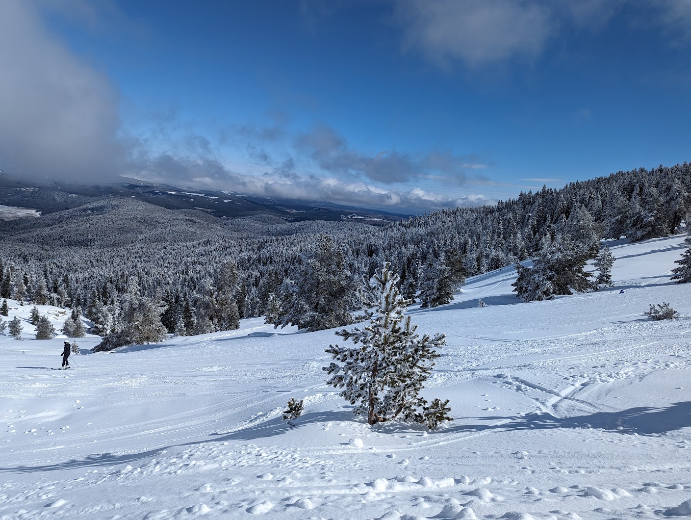 Kartalkaya in Turkey - a view of the mountains from a ski slope.