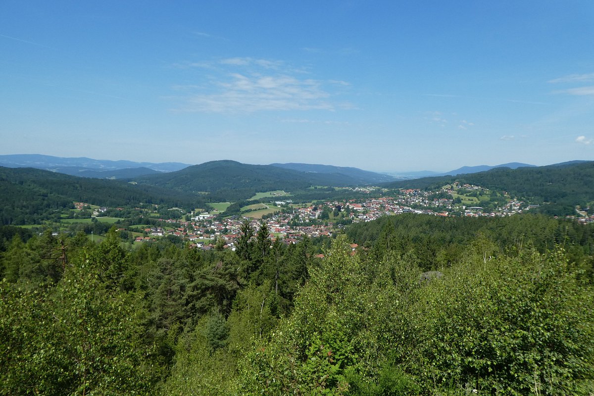 Silberberg – Bodenmais in Germany - the view from the top of the mountain.