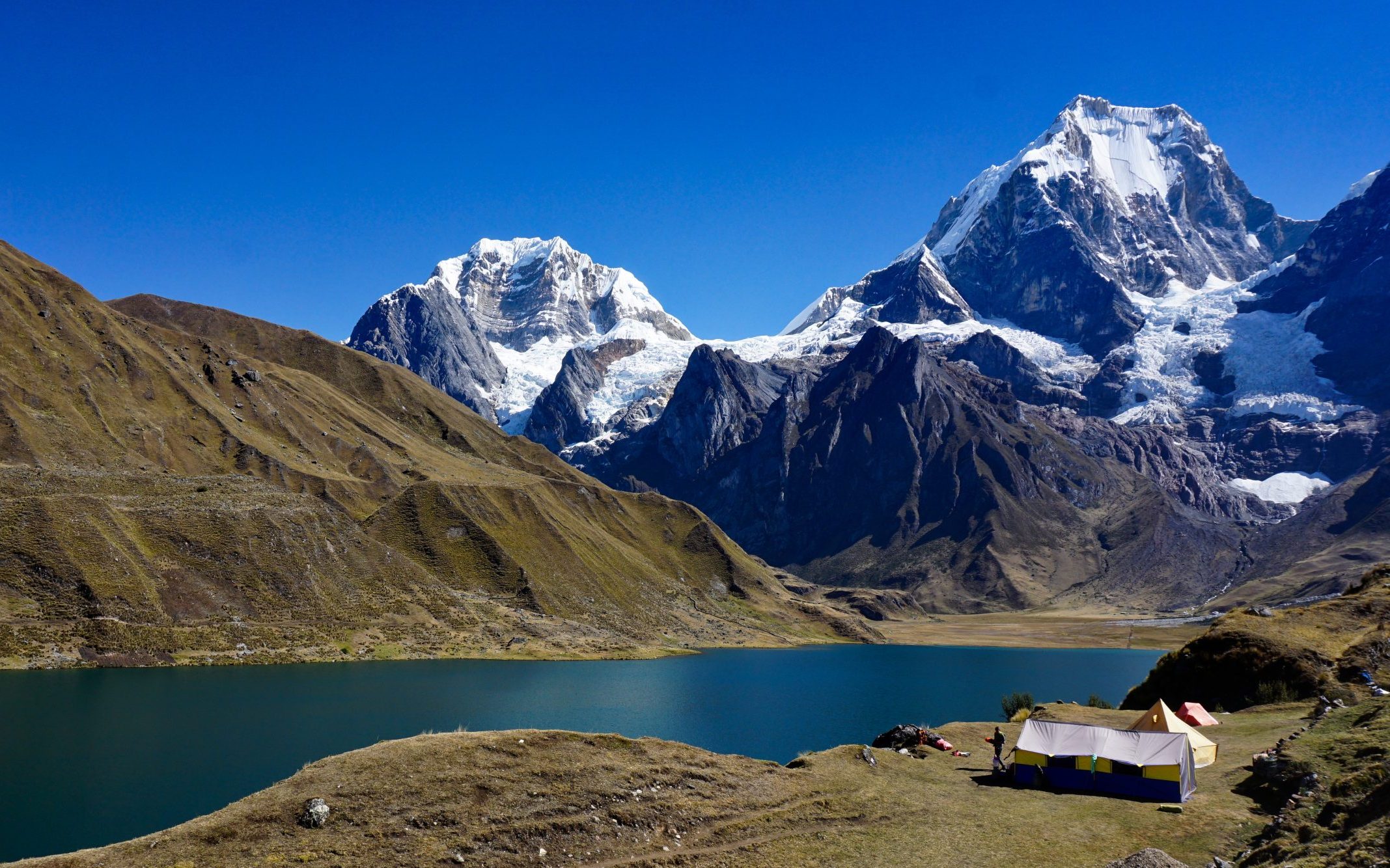 Kasprowy Wierch – Zakopane in Poland - a tent on the side of a mountain.