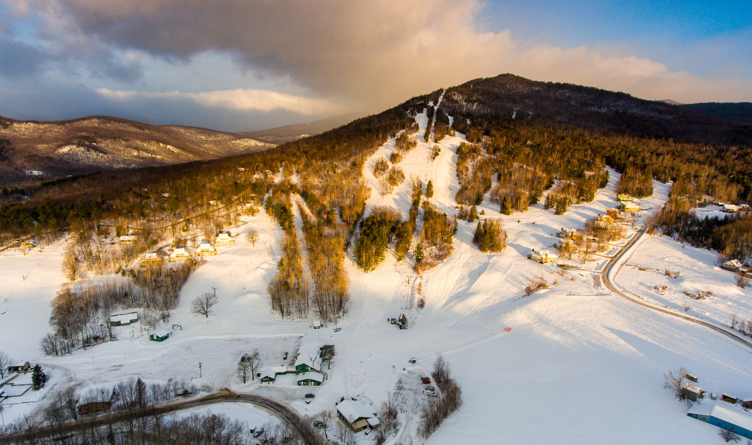 Black Mountain in USA - a mountain covered in snow.
