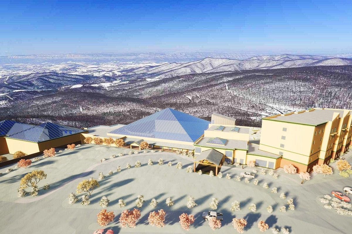 Massanutten in USA: an artist's rendering of the proposed ski resort.