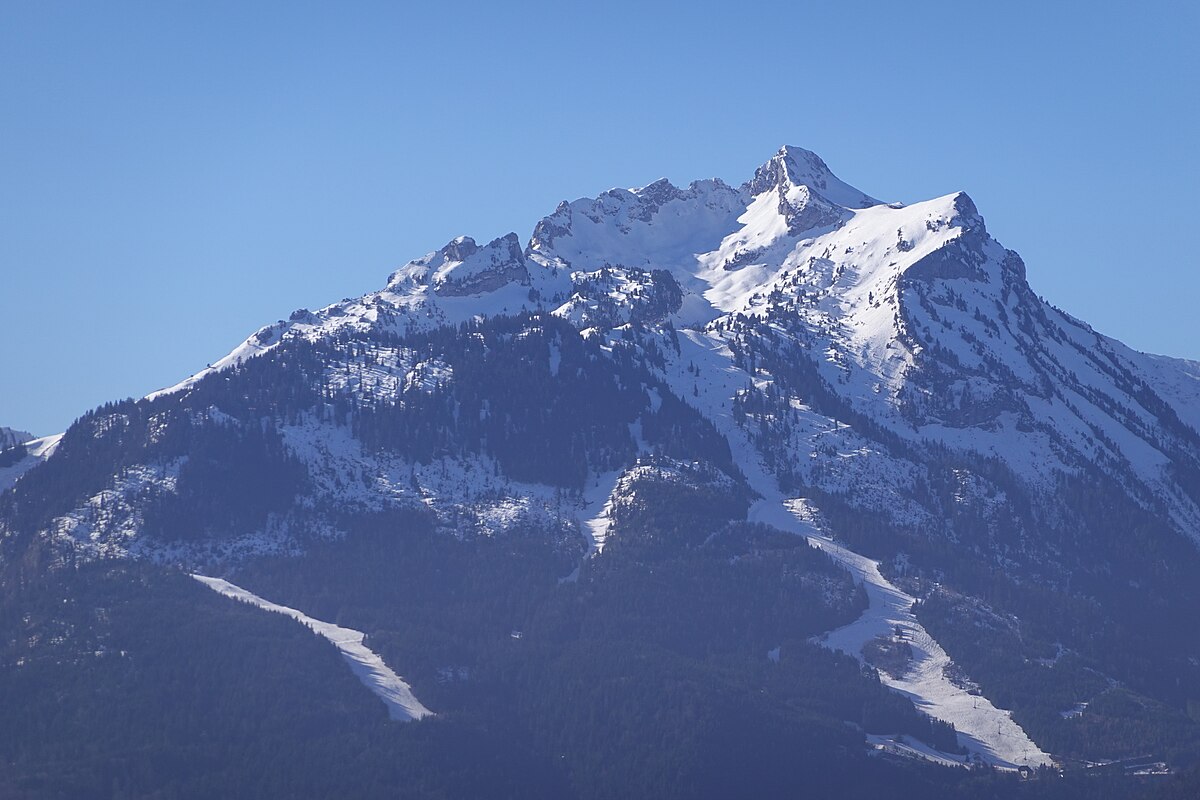 La Sambuy-Seythenex in France - a snow covered mountain.