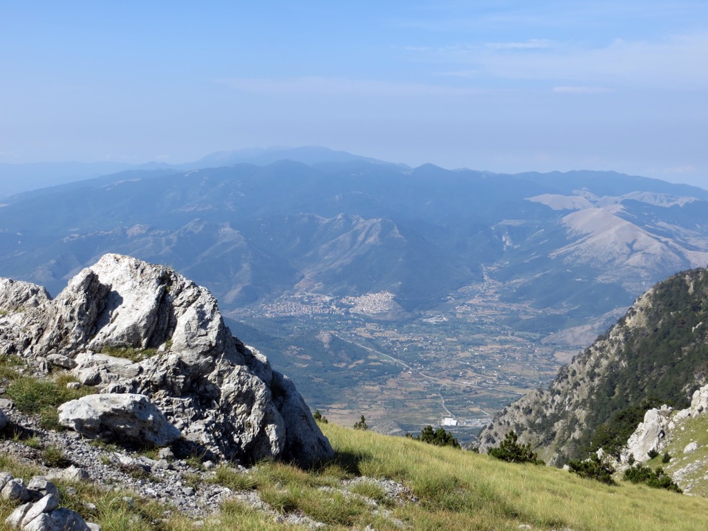Schia – Monte Caio in Italy - the view from the top of the mountain.