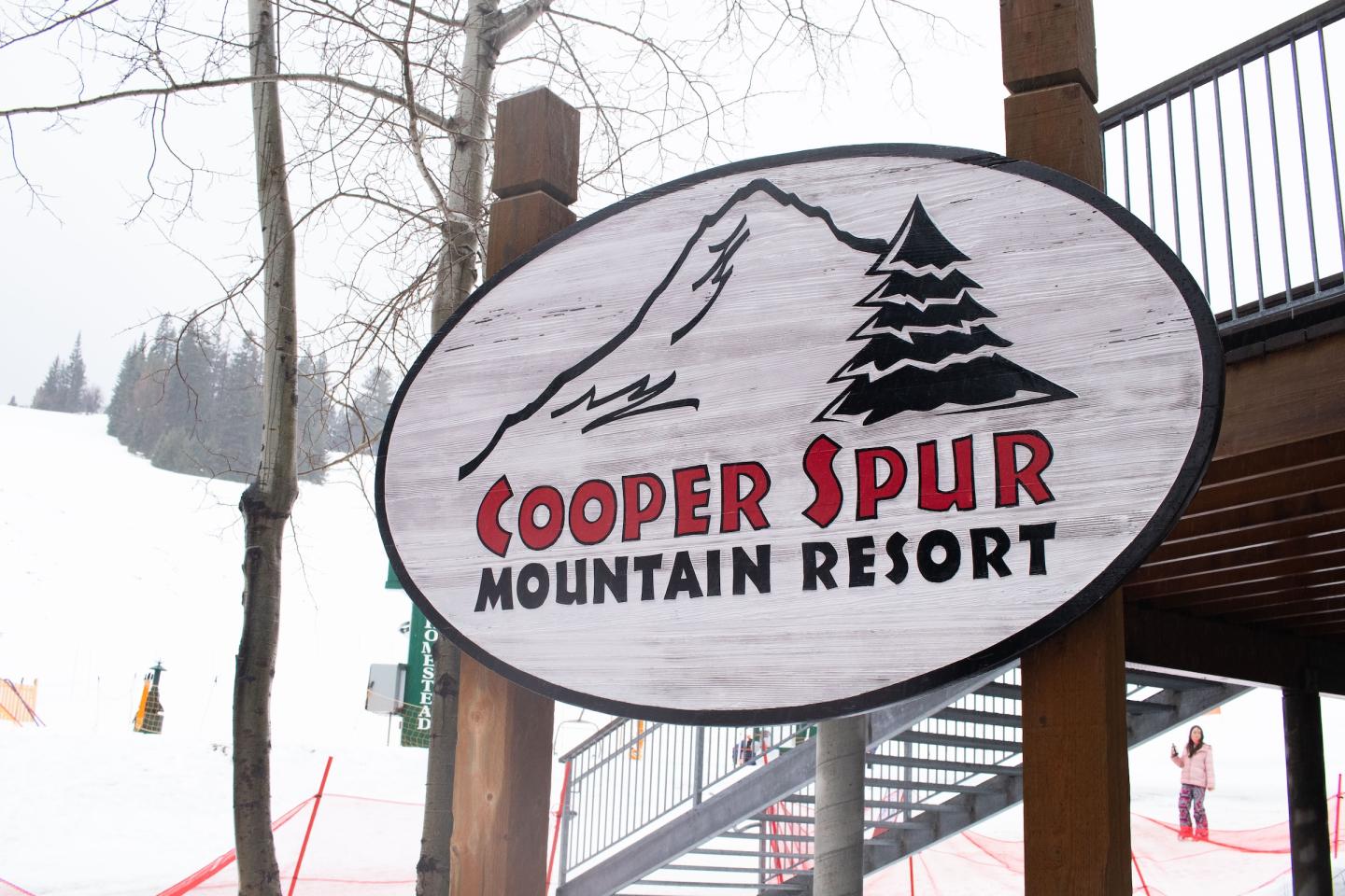 Cooper Spur in USA - a snow covered ski slope.