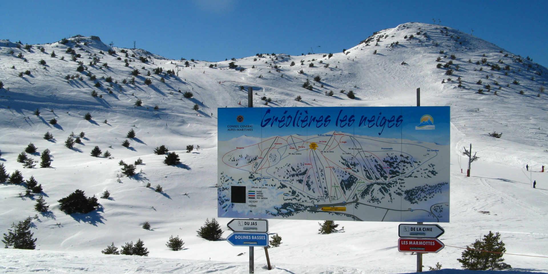 Gréolières Les Neiges in France - a mountain covered in snow.