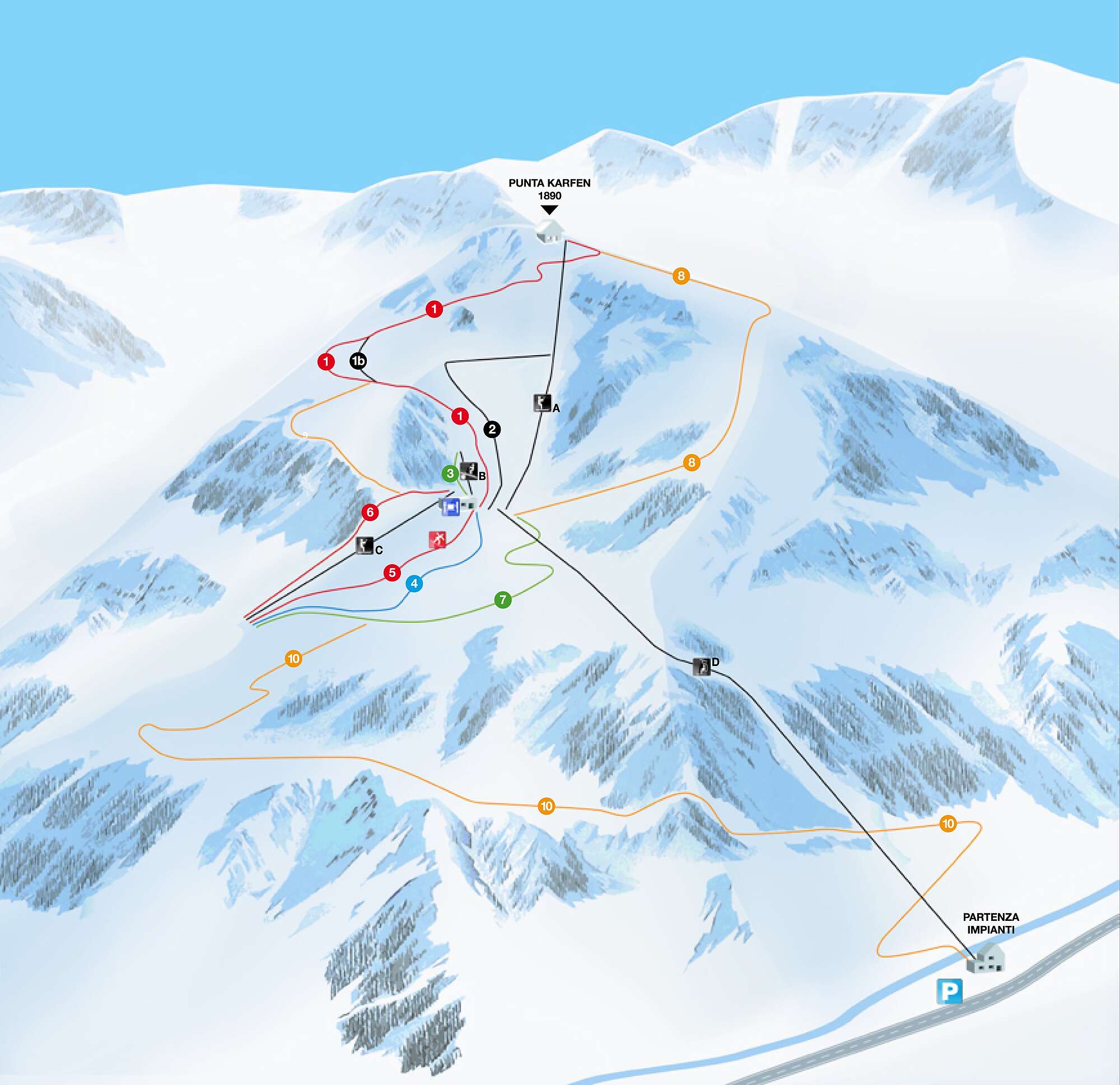 A picturesque view of Ala di Stura ski resort in Turin Piedmont Italy featuring a challet a mountain a ski lift and a vibrant winter sports scene.