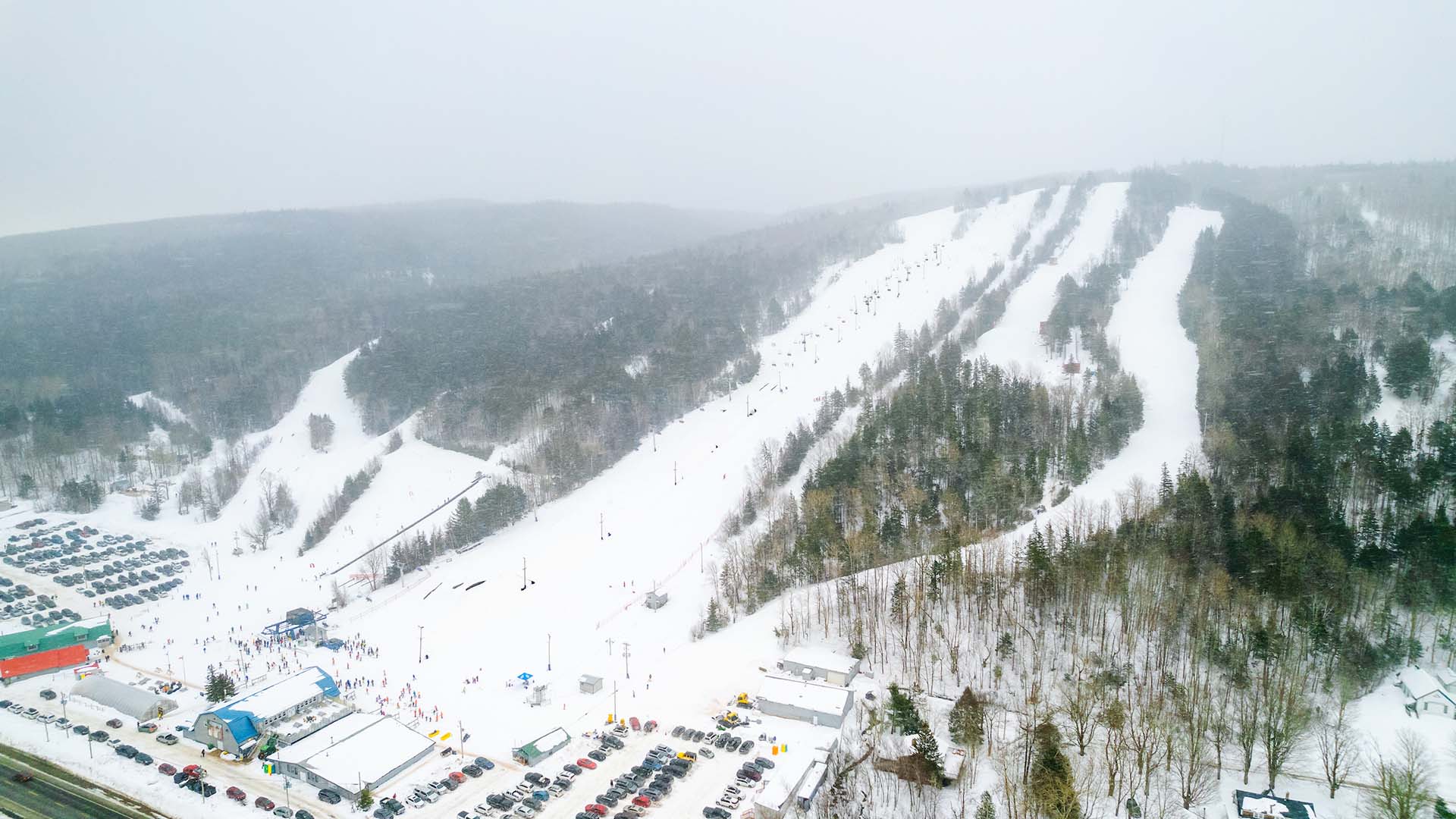 Wentworth in Canada - a snow covered ski slope.