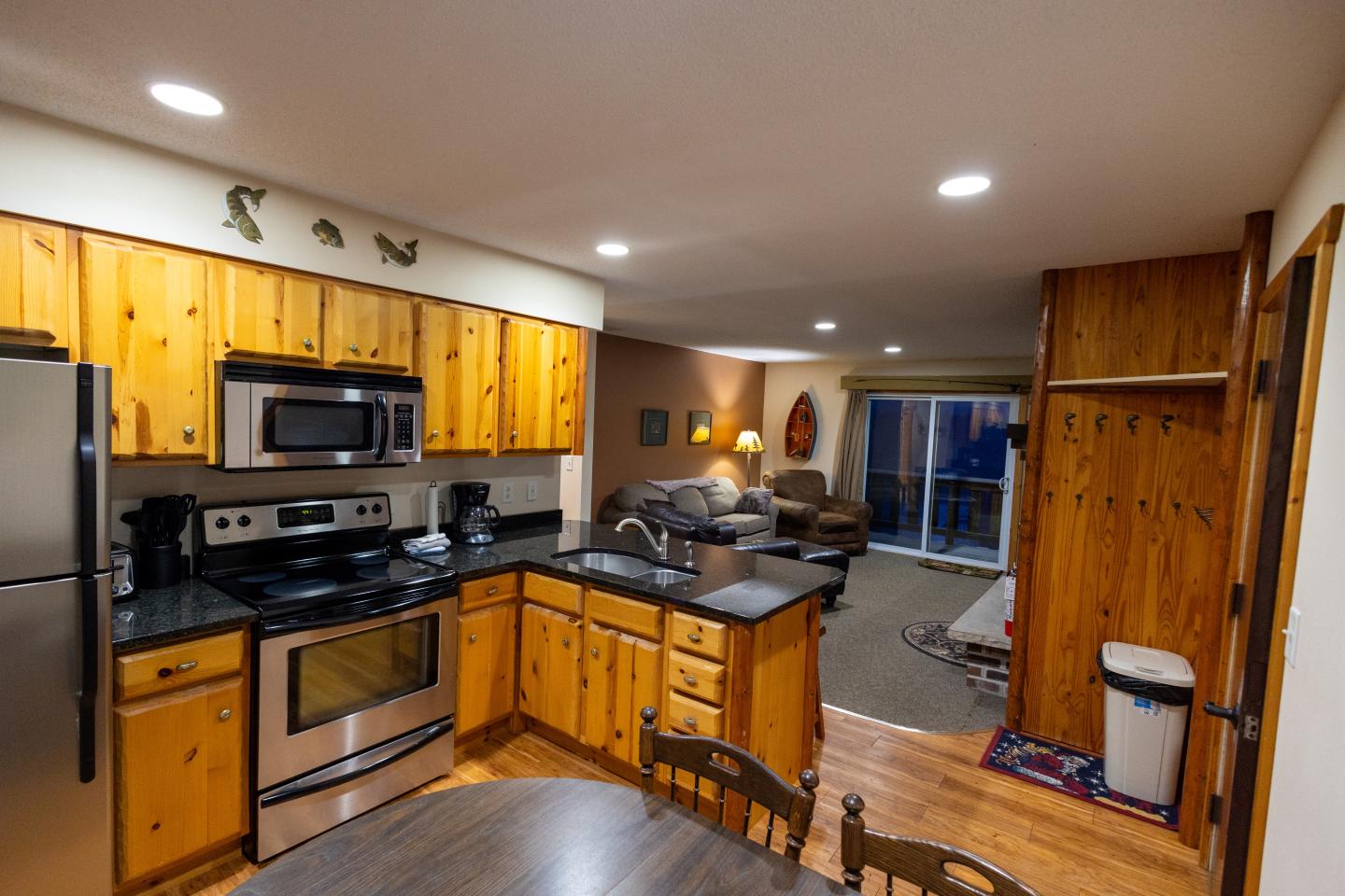 Black River Basin in USA - a kitchen and dining area in a home.