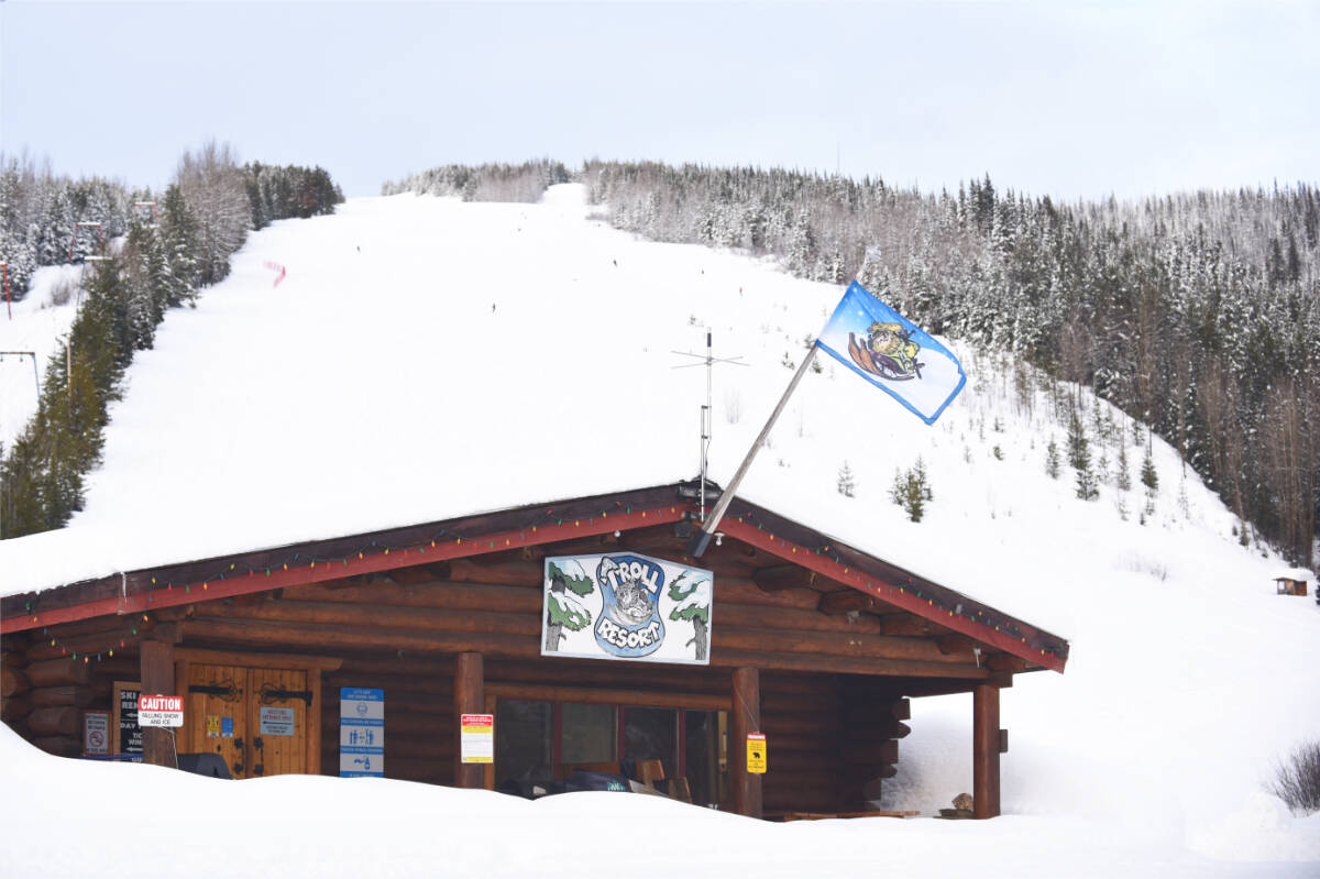 Troll Ski in Canada - white snow on the ground.