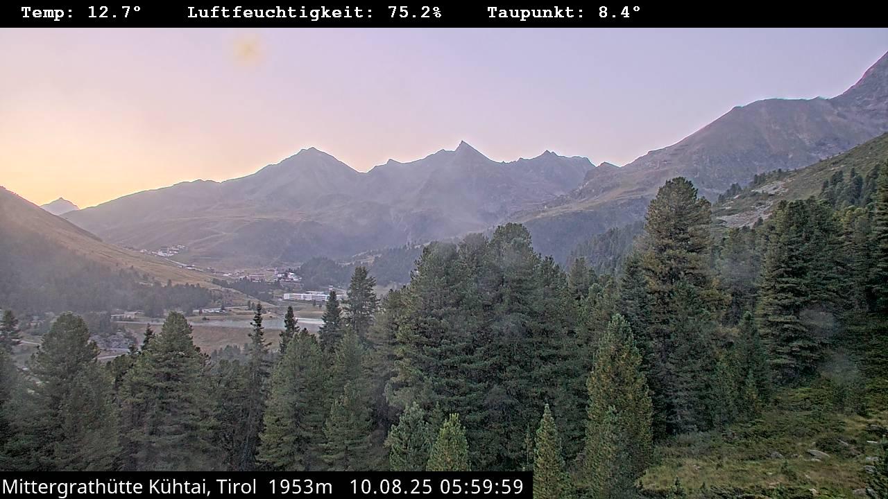 Furkel – Trafoi in Italy - a view of the mountains from the top of a mountain.