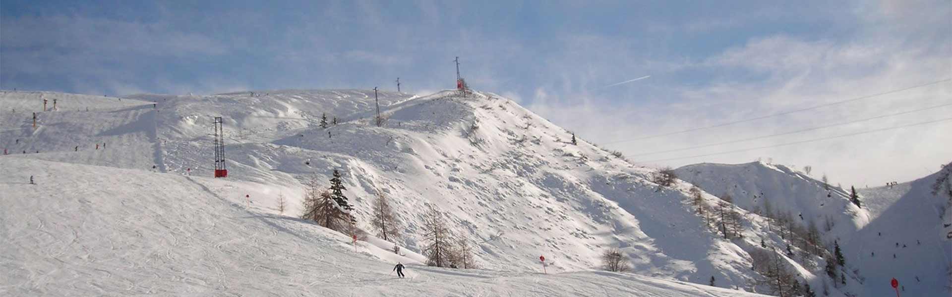 San Simone in Italy - a snow covered mountain.