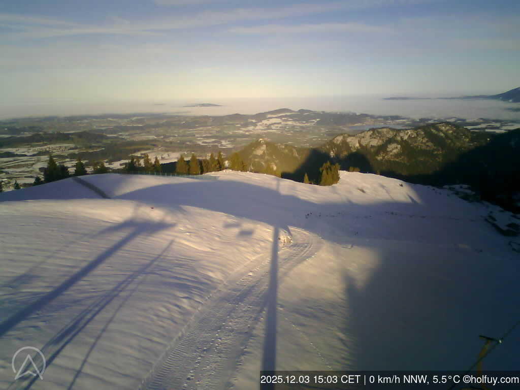 Breitenberg - Hochalpe - Pfronten in Germany - a trail going up the side of a mountain.
