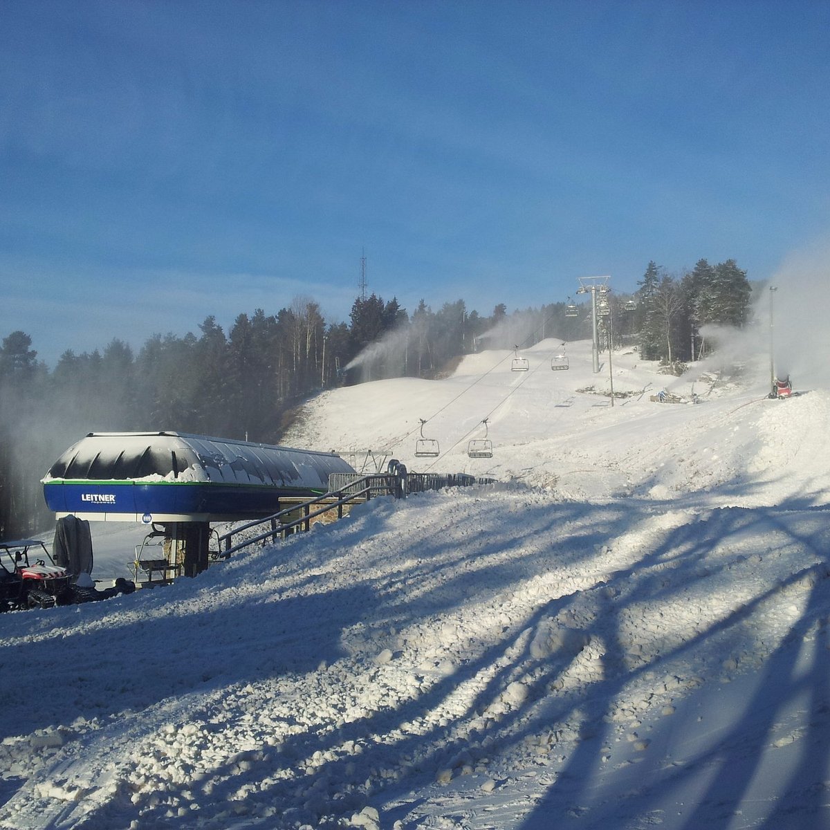Drammen in Norway - a ski slope covered in snow.