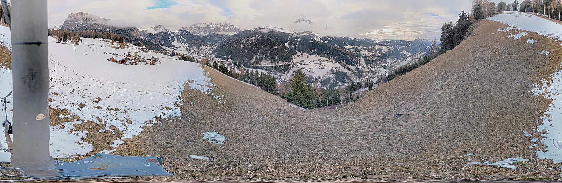 Scanno-Monte Rotondo in Italy - the sky is cloudy.