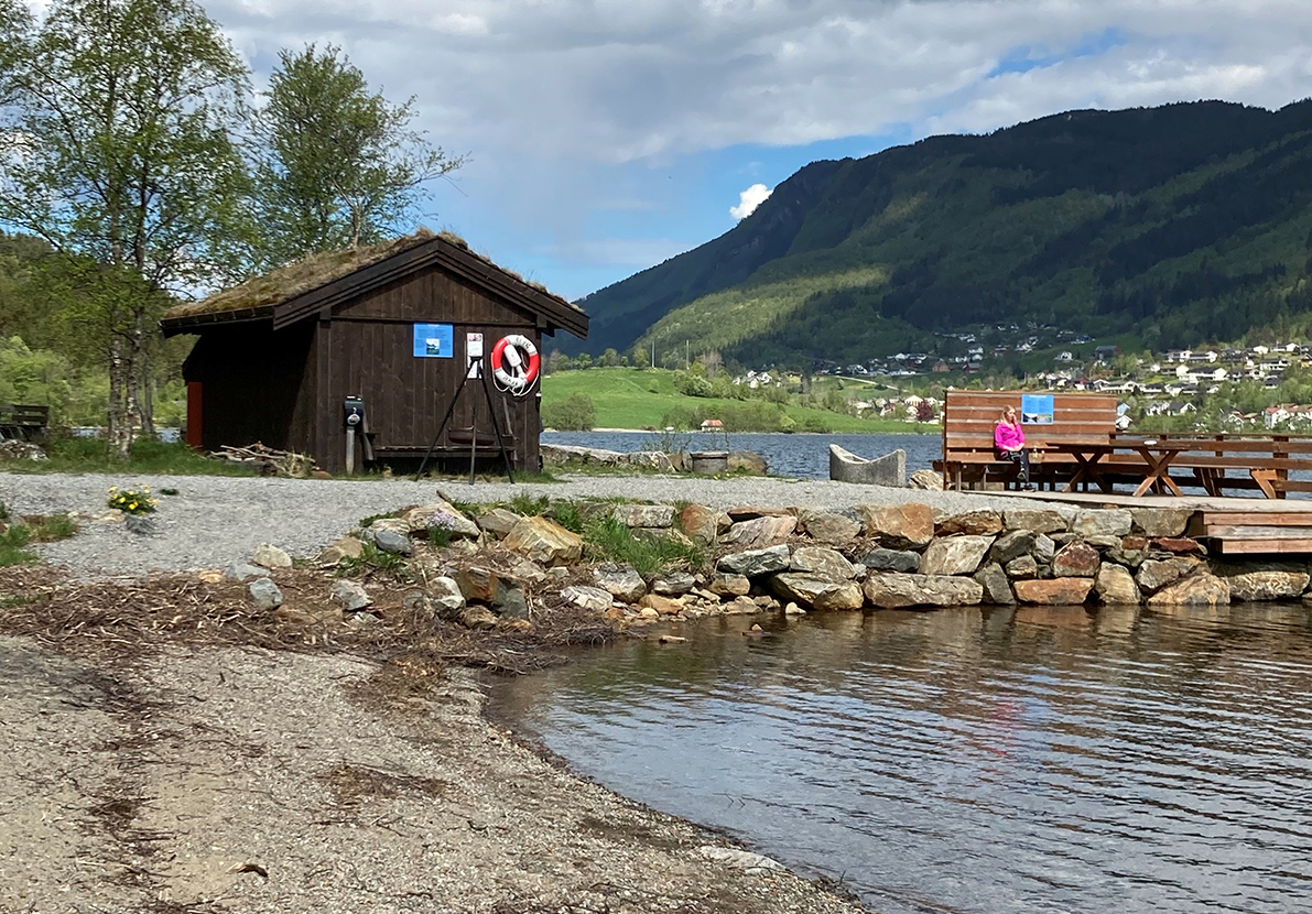 Sunnmørsalpane Skiarena Fjellsætra in Norway - a body of water.