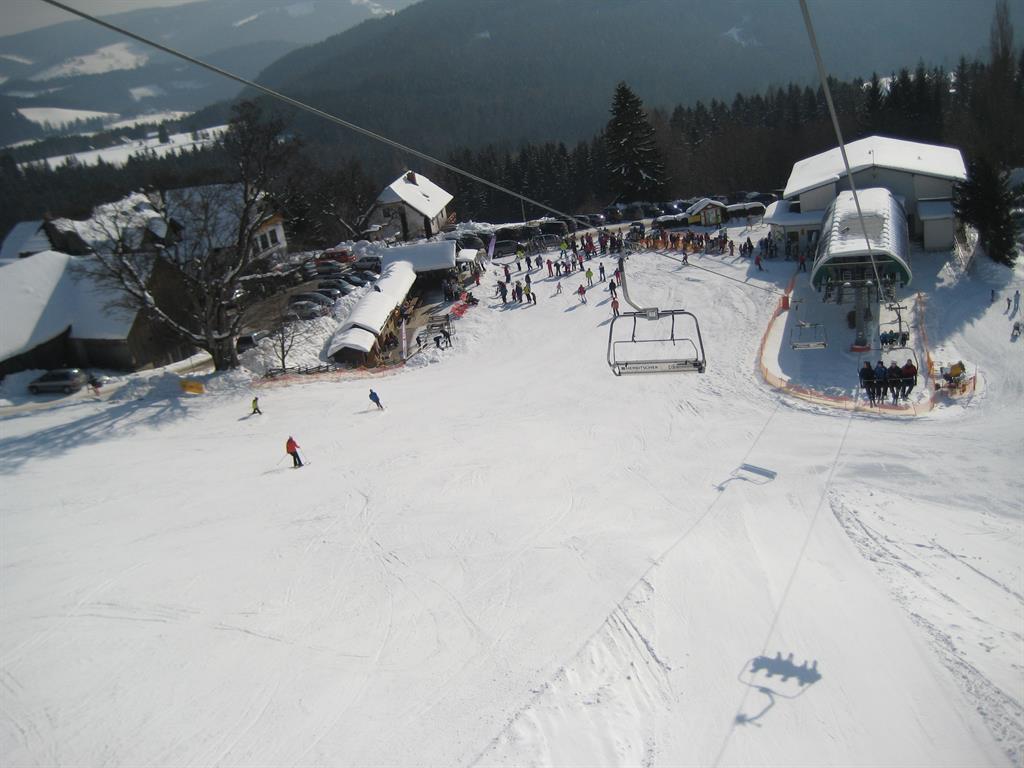Ski-Waldheimat Hauereck in Austria - white snow on the ground.