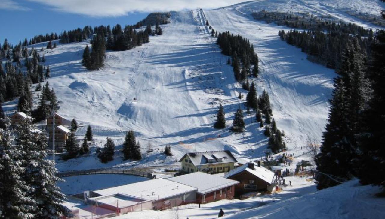 Koralpe in Austria - a snow covered mountain.