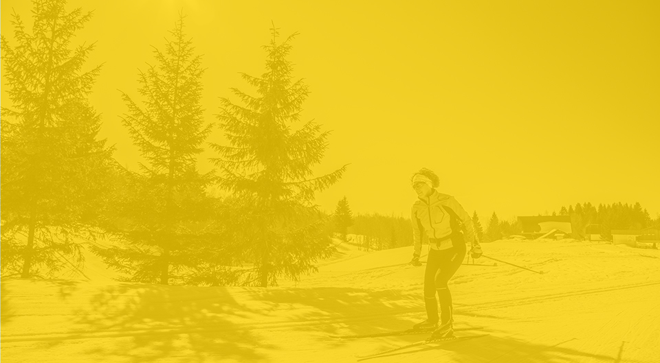 A skier and a snowboarder enjoying winter sports at Savoie Grand Revard in France, amidst a stunning winter scenery under a bright, sunny day.