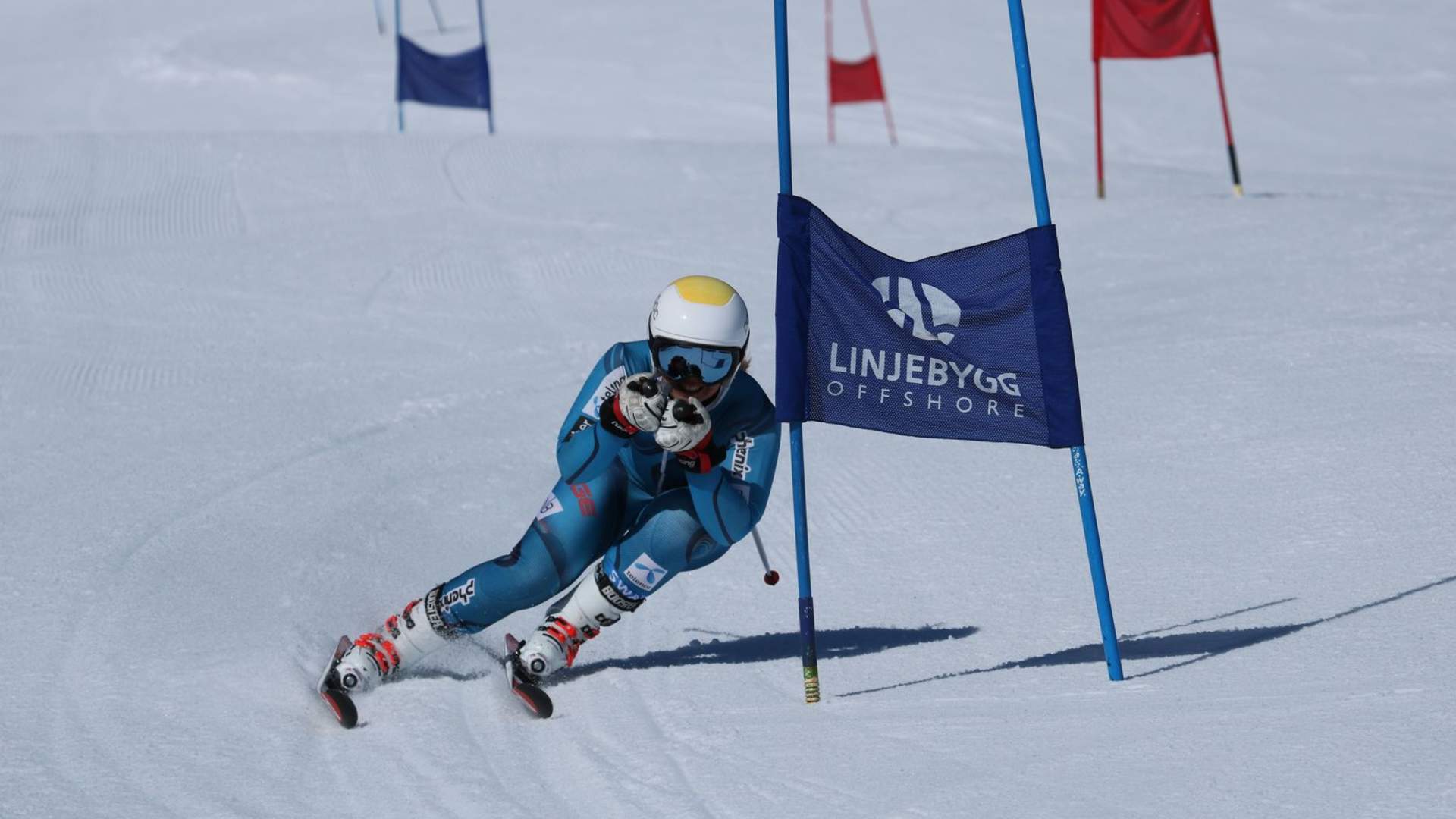 Tusten Skikro in Norway - a person on skis going down a hill.
