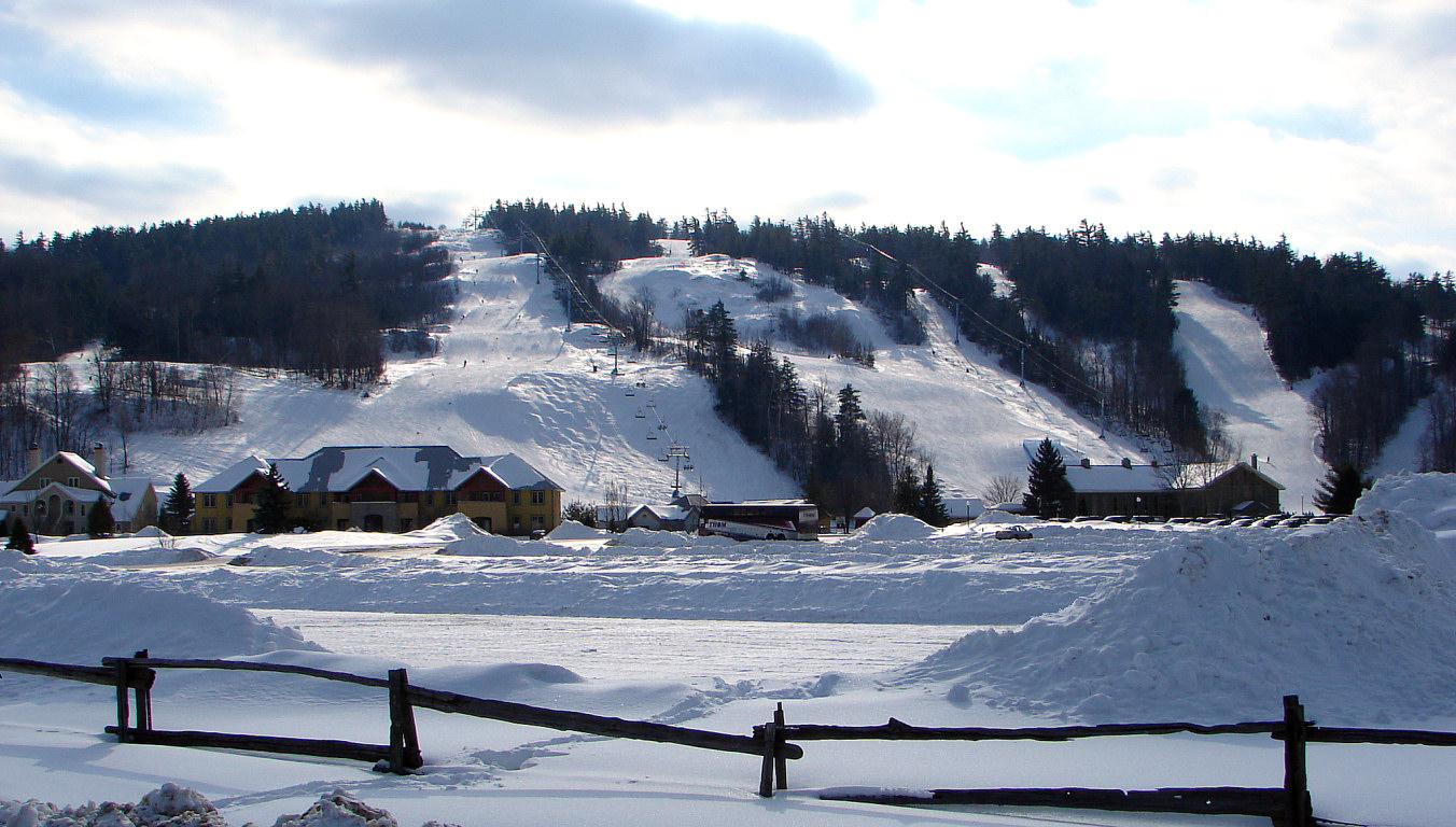Calabogie Peaks in Canada - a mountain covered in snow.