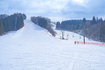 Kyowa in Japan - the snow is white.