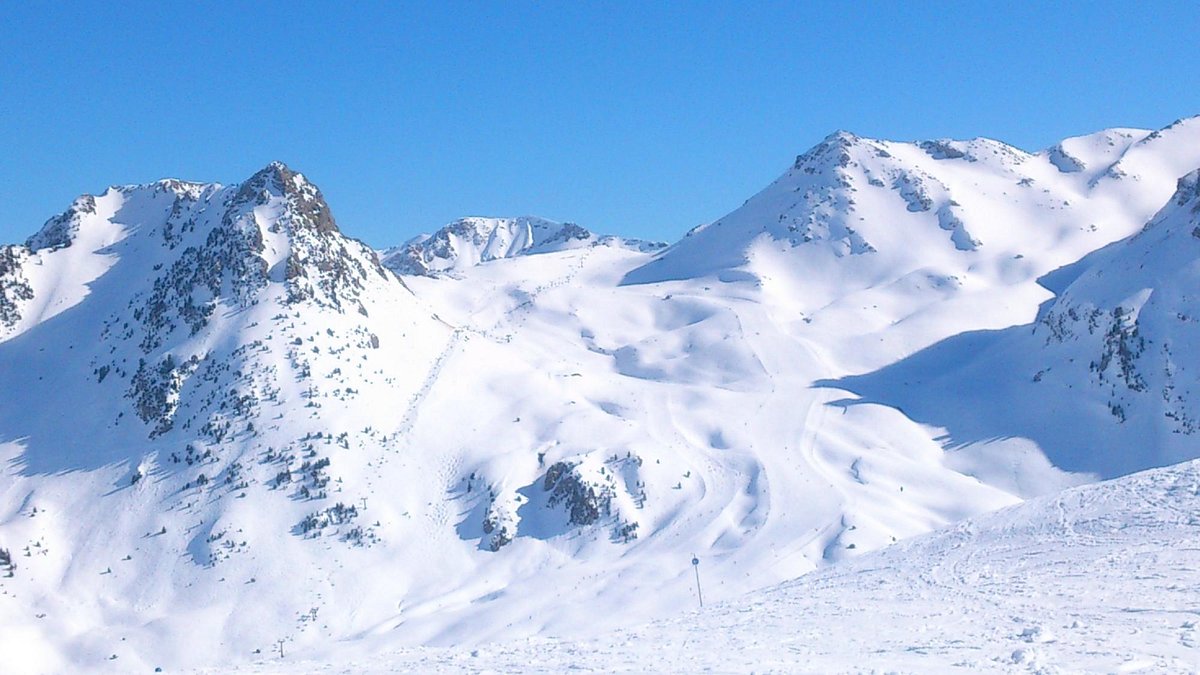 Formigal in Spain - a group of mountains covered in snow.