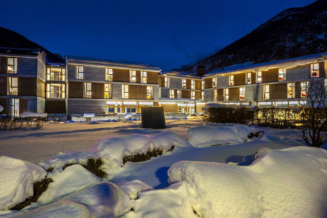 Formigal in Spain - snow on the ground.