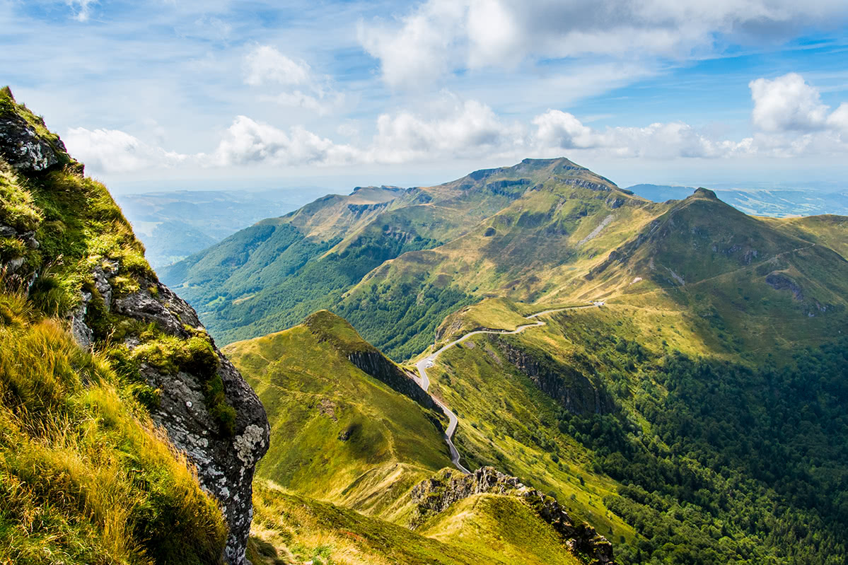 Terre-Ronde in France - a view from the top of a mountain.