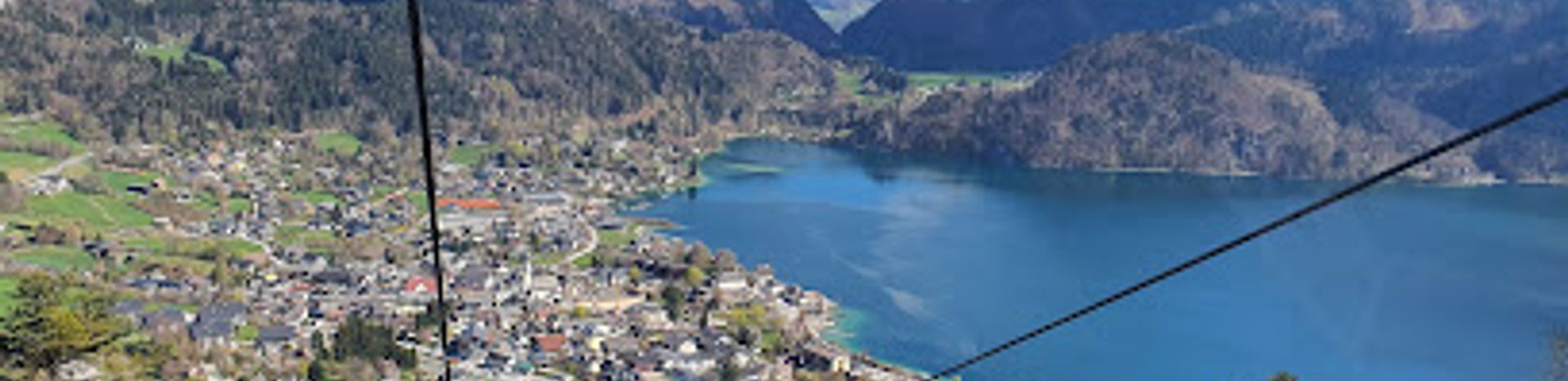 Zwölferhorn-Seilbahn Ges.m.b.H. in Austria - the view from the top of the cable.