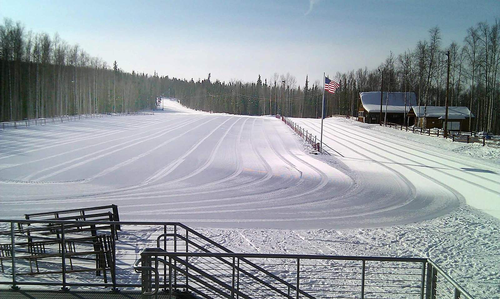 Birch Hill Ski & Snowboard Area in USA - a ski slope covered in snow.