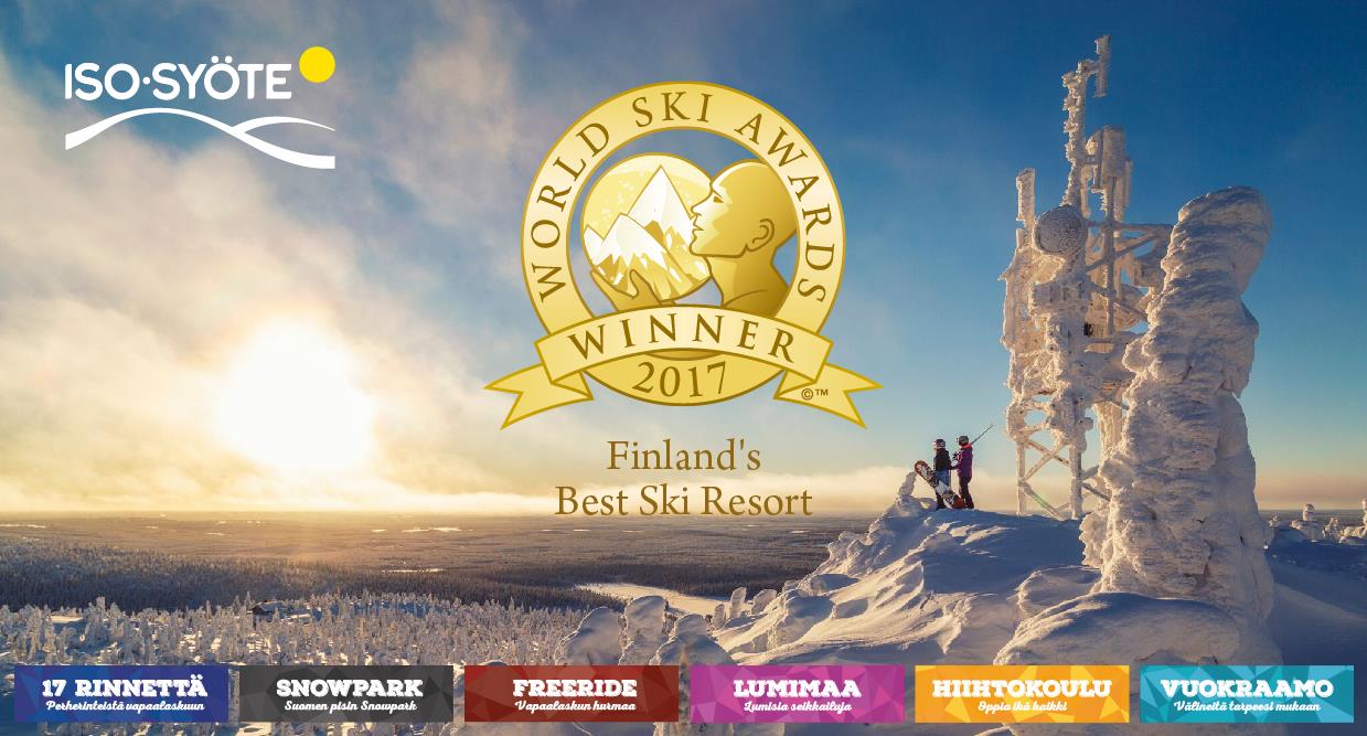 Iso-Syöte in Finland: the logo for the world's best resort.