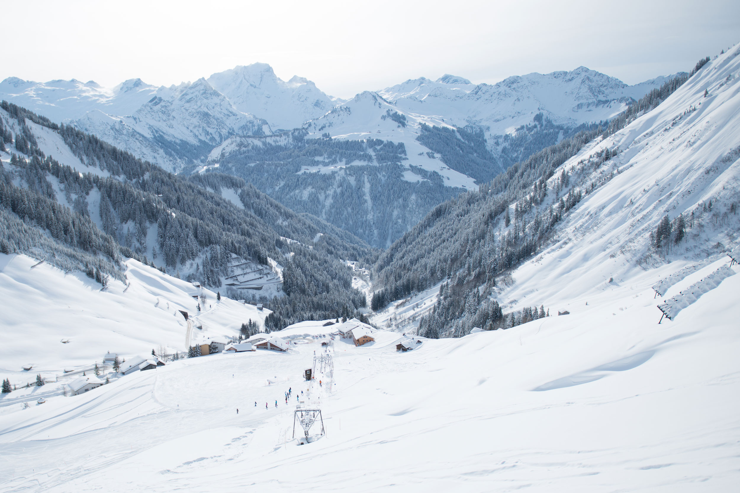 Faschina in Austria - snow on the ground.