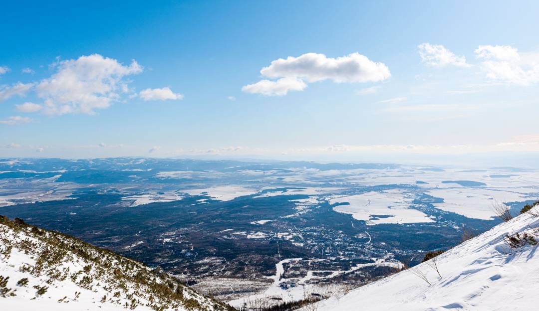 Mountain High North in USA - the view from the top of the mountain.