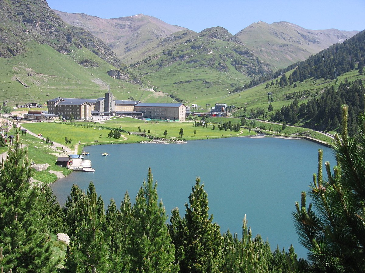 Vall de Núria in Spain - a large body of water.