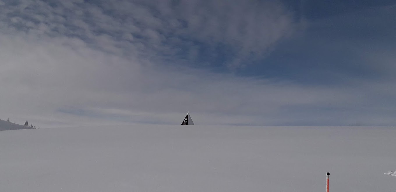 Radusa in Bosnia and Herzegovina - a person on a snowboard in the snow.