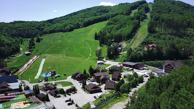 Valčianska Valley in Slovakia - the sky is blue.