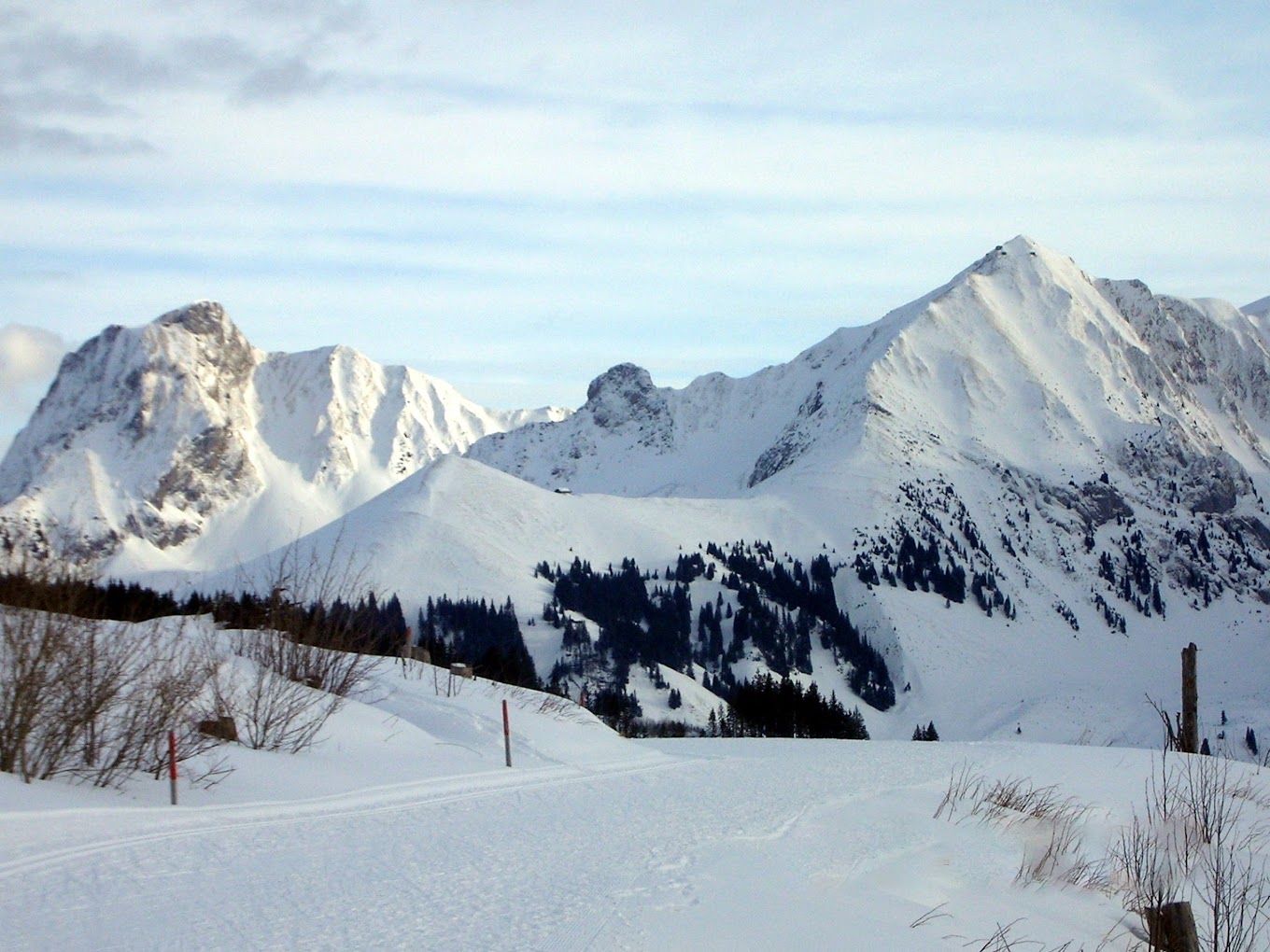 Selital in Switzerland - a snow covered mountain.