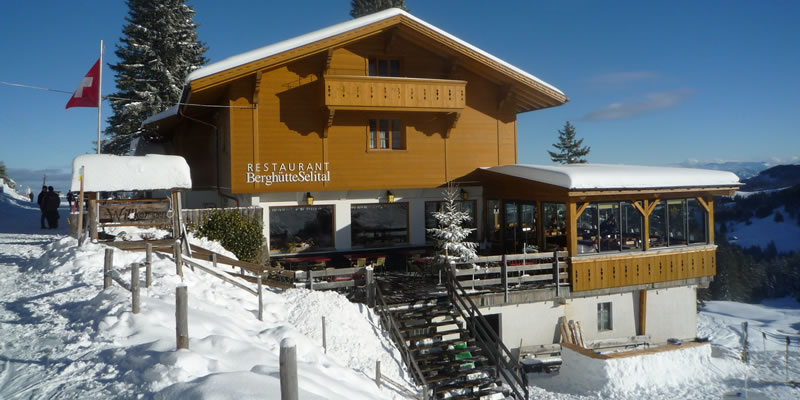 Selital in Switzerland - snow on the ground.