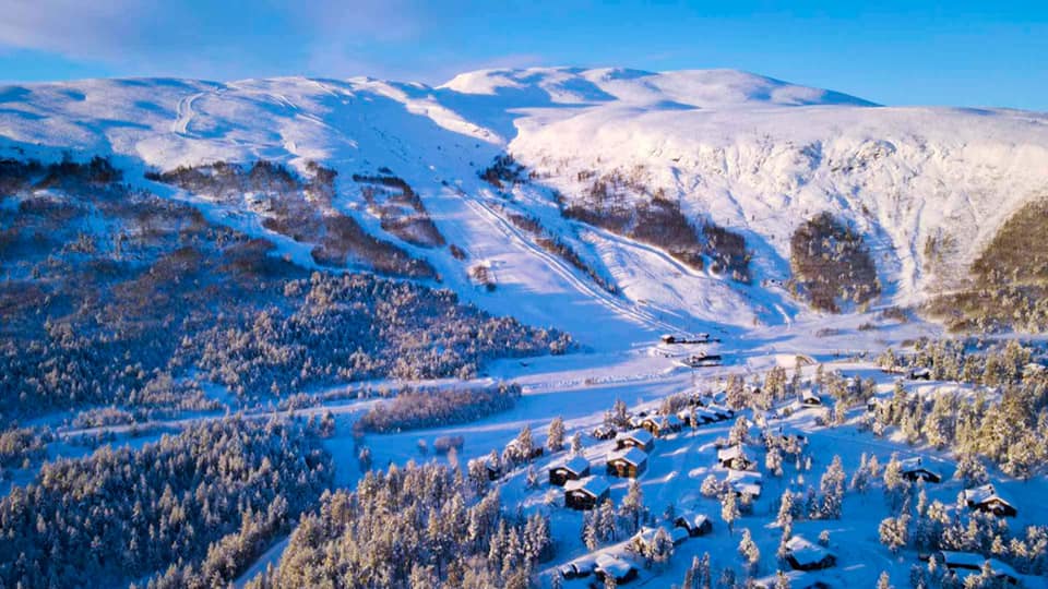 Lemonsjø Alpinsenter in Norway: a ski resort in the austrian alps.