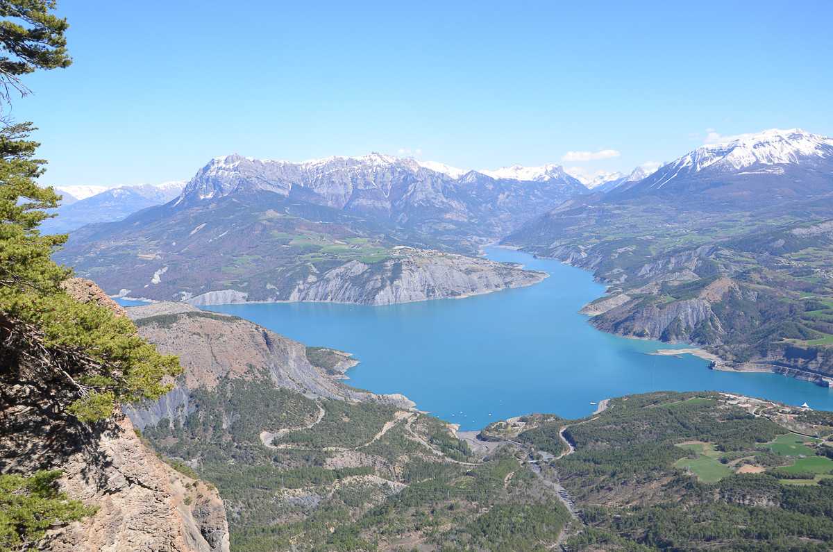 Serre-Eyraud in France - the view from the top of the mountain.