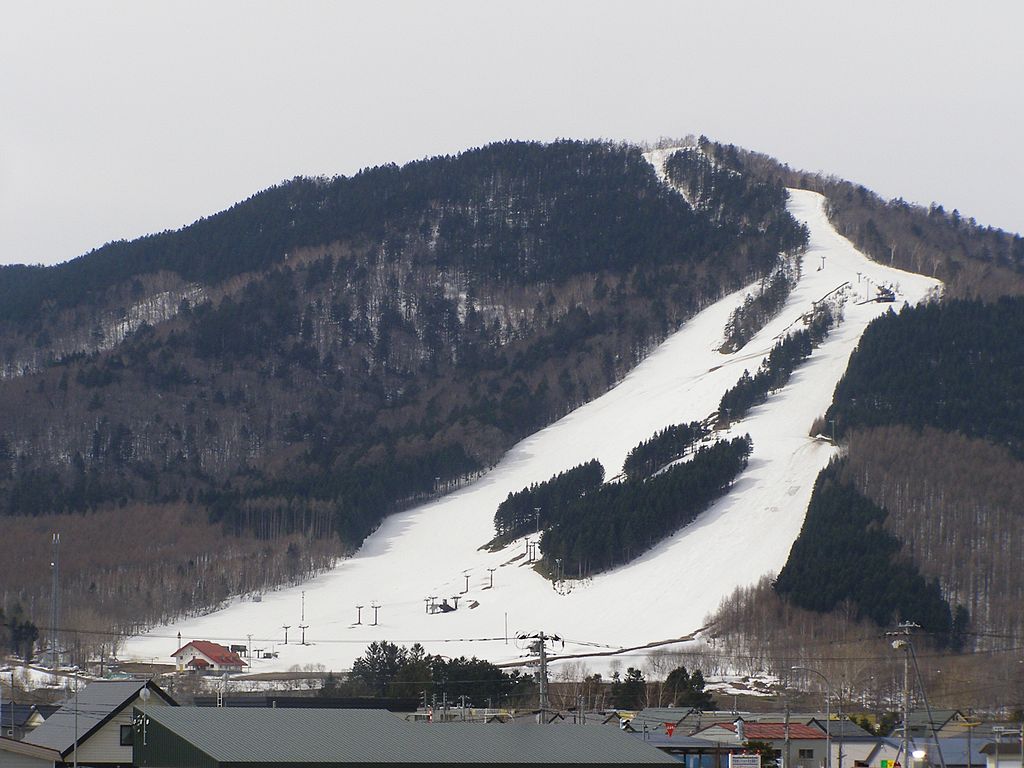 Minami Furano in Japan - a snow covered mountain.