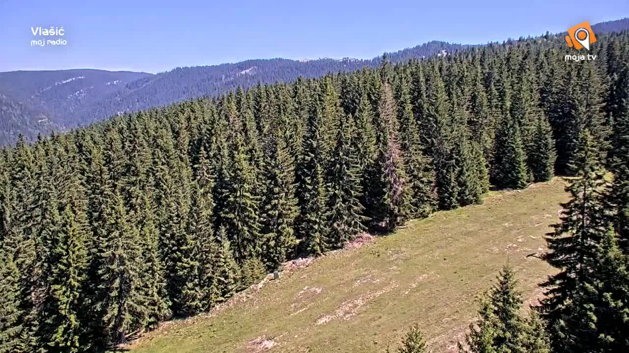 Vlašić in Bosnia and Herzegovina - the view from the top of the mountain.