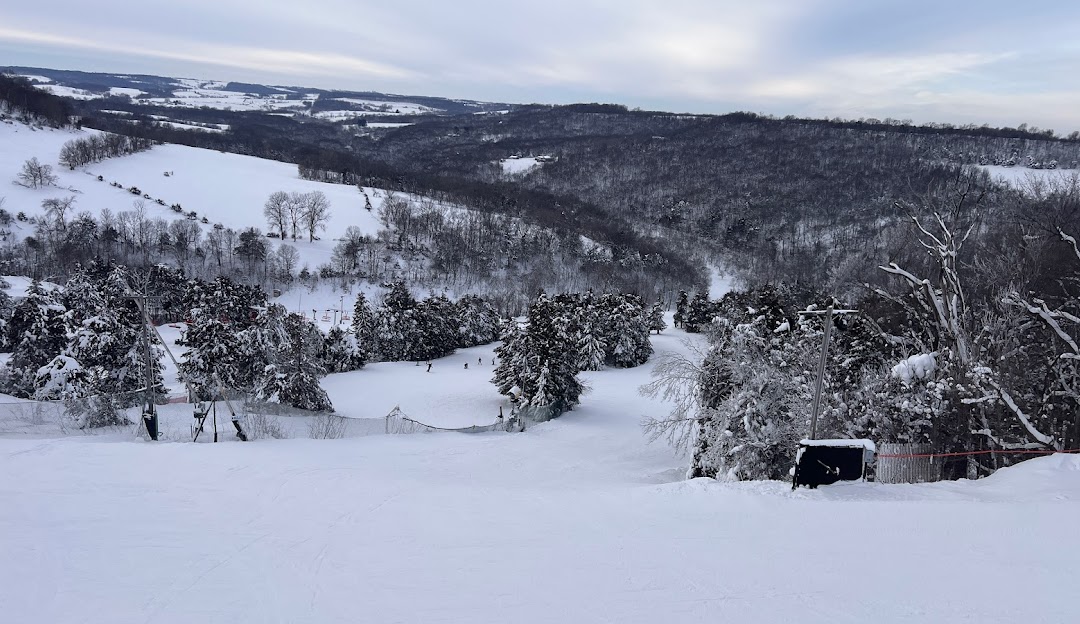 Sundown Mountain Resort in USA - the view from the top of the mountain.