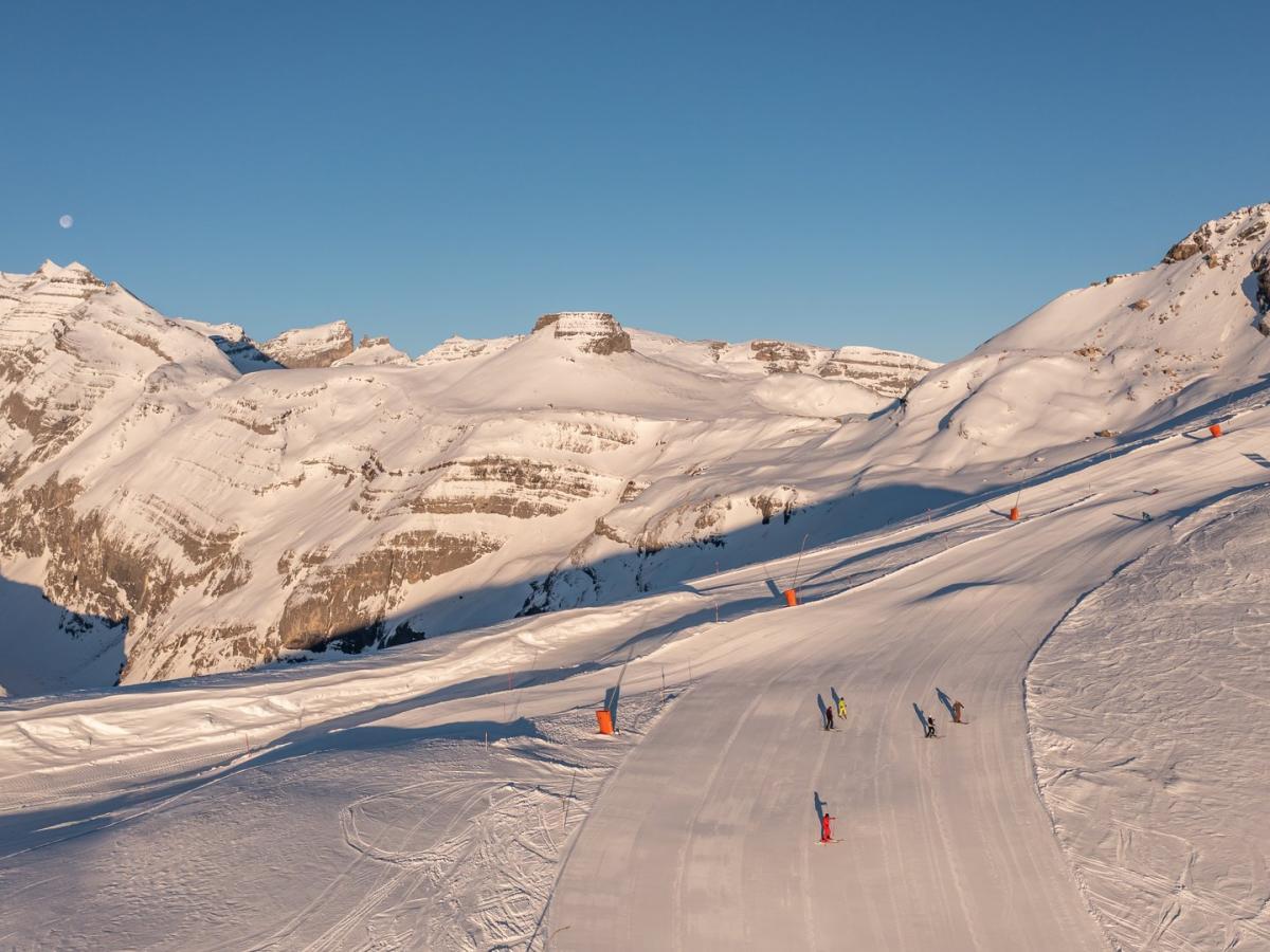 Brigels | ​Waltensburg | ​Andiast in Switzerland - a clear blue sky.